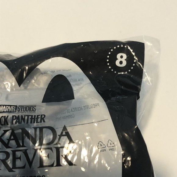 McDonalds 2022 Black Panther Wakanda Forever Happy Meal Toy #8 Attuma Sealed - Picture 4 of 8